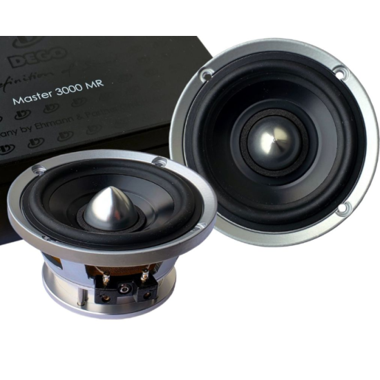 DEGO Master 3000 MR Głośniki średniotonowe o średnicy 80 mm. Impedancja 4 Ohm. Moc 40W RMS